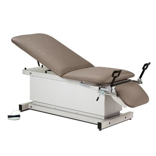 Clinton Industries 81360 Shrouded Power 500 Power Table with Stirrups, Adjustable Backrest & Footrest 