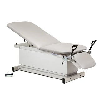 Clinton Industries 81360 Shrouded Power 500 Power Table with Stirrups, Adjustable Backrest & Footrest 