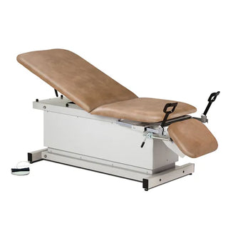 Clinton Industries 81360 Shrouded Power 500 Power Table with Stirrups, Adjustable Backrest & Footrest 