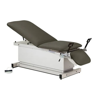 Clinton Industries 81360 Shrouded Power 500 Power Table with Stirrups, Adjustable Backrest & Footrest 