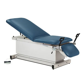Clinton Industries 81360 Shrouded Power 500 Power Table with Stirrups, Adjustable Backrest & Footrest 