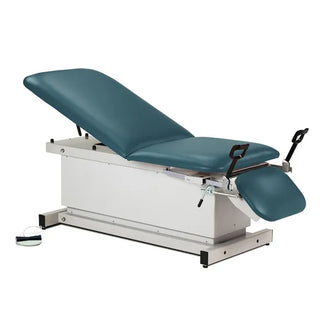 Clinton Industries 81360 Shrouded Power 500 Power Table with Stirrups, Adjustable Backrest & Footrest 