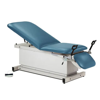 Clinton Industries 81360 Shrouded Power 500 Power Table with Stirrups, Adjustable Backrest & Footrest 