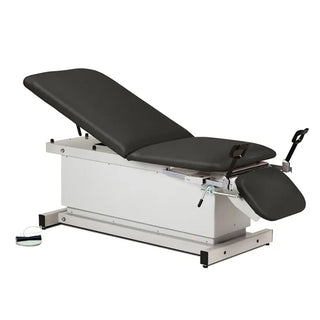 Clinton Industries 81360 Shrouded Power 500 Power Table with Stirrups, Adjustable Backrest & Footrest 