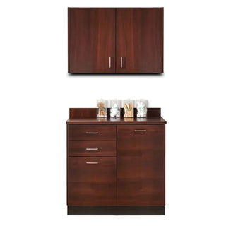 Clinton Industries 823636 Base and Wall Cabinet Combination