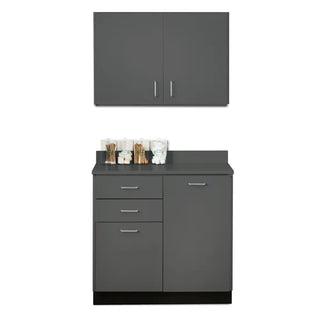 Clinton Industries 823636 Base and Wall Cabinet Combination