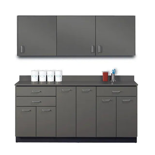 Clinton Industries 827272 Base and Wall Cabinet Combination 