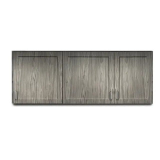 Clinton Industries 8366 66" Wide Fashion Finish Wall Cabinet with 3 Doors