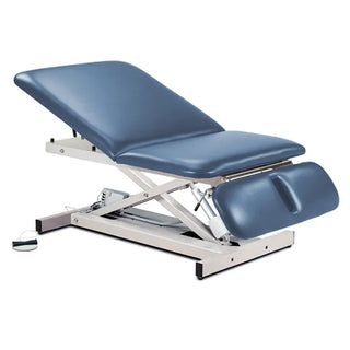 Clinton Industries 84430-34 Power 600 Extra Wide Open Base Power Table with Adjustable Backrest & Drop Section