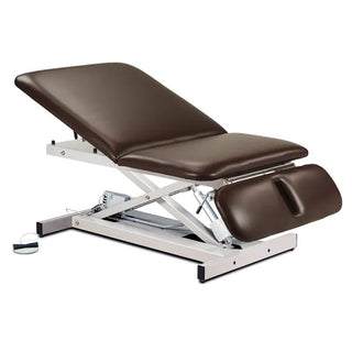 Clinton Industries 84430-34 Power 600 Extra Wide Open Base Power Table with Adjustable Backrest & Drop Section