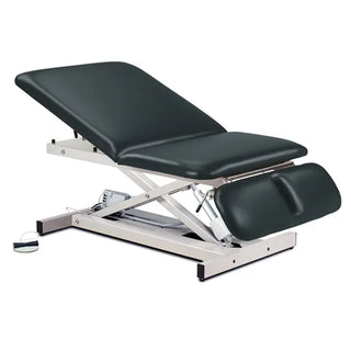 Clinton Industries 84430-34 Power 600 Extra Wide Open Base Power Table with Adjustable Backrest & Drop Section
