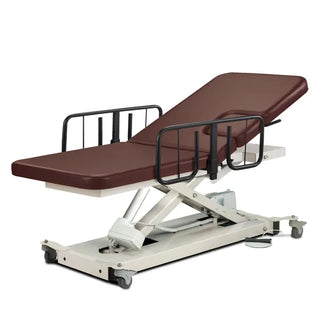 Clinton Industries 85200 Open Base Power Imaging Table with Window Drop & Adjustable Backrest 