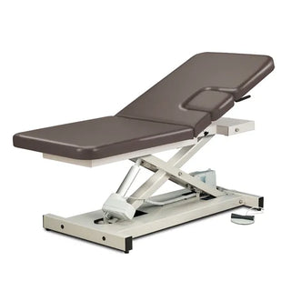 Clinton Industries 85200 Open Base Power Imaging Table with Window Drop & Adjustable Backrest 