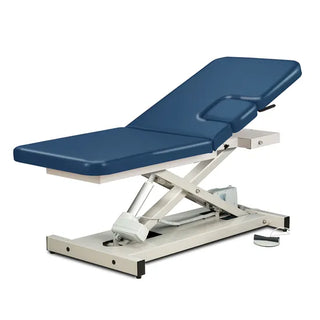 Clinton Industries 85200 Open Base Power Imaging Table with Window Drop & Adjustable Backrest 