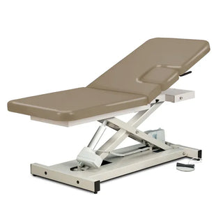 Clinton Industries 85200 Open Base Power Imaging Table with Window Drop & Adjustable Backrest 
