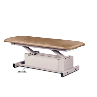 Clinton Industries 87100 Power-Glide Hi-Lo Treatment Table with One Piece Top 