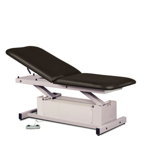 Clinton Industries 87200 Power-Glide Hi-Lo Treatment Table with Adjustable Backrest 