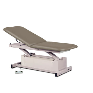 Clinton Industries 87200 Power-Glide Hi-Lo Treatment Table with Adjustable Backrest 