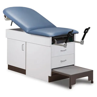 Clinton Industries 8890 Family Practice Table with Step Stool 