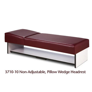 Clinton Industries 3710-10 Panel Leg Couch with Full Shelf – Model 3710