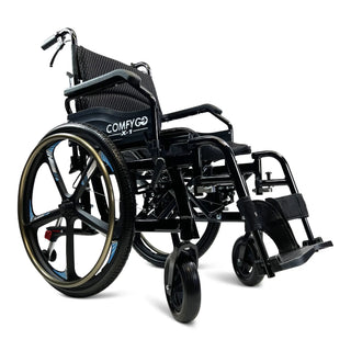 ComfyGo X-1 SE Lightweight Manual Wheelchair with Quick-Detach Wheels