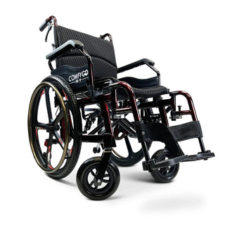ComfyGo X-1 SE Lightweight Manual Wheelchair with Quick-Detach Wheels