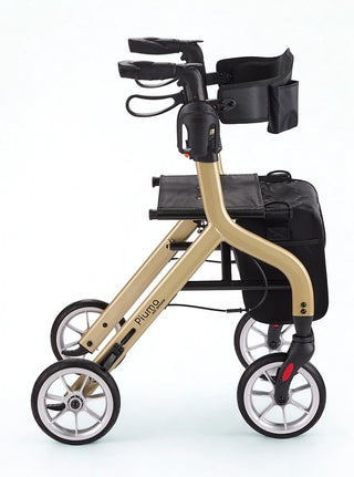 Comodità COM 301 Series Piuma Ultra-Light Rollator Walker, Easy to Lift, Fold, and Maneuver