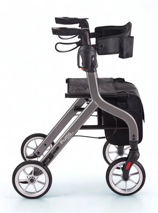 Comodità COM 301 Series Piuma Ultra-Light Rollator Walker, Easy to Lift, Fold, and Maneuver