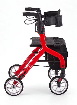 Comodità COM 301 Series Piuma Ultra-Light Rollator Walker, Easy to Lift, Fold, and Maneuver