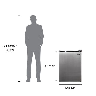 Conserv CREF 45 SS 20.3" Compact Refrigerator