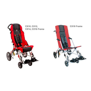 Convaid Cruiser Lightweight, Compact-folding, 30° Fixed Tilt Wheelchair