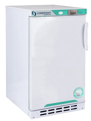 Corepoint Scientific PR031WWW-0FBLH White Diamond Series Undercounter Built-In Refrigerator, 2.5 cu.ft. 
