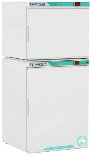 Corepoint Scientific PRF072WWW-0, White Diamond Series Refrigerator-Freezer Combo Unit 6.9 cu.ft.
