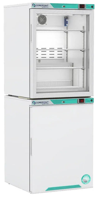 Corepoint Scientific PRF102WWG/040, White Diamond Series Refrigerator/Freezer 6.9 cu.ft.