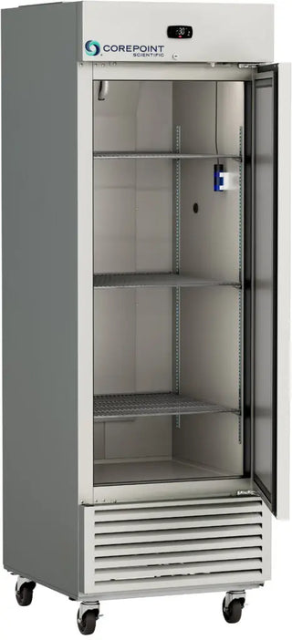 Corepoint CPS-HC-SSF-2530 27.625" Upright Stainless Steel Freezer, Right or Left Hinged