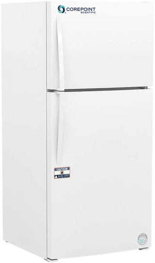 Corepoint LRF201WWW/0A 30" Upright General Purpose Refrigerator/Freezer with CorePoint branding on a white background
