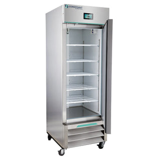 Corepoint NSWDF231SSS/0A 26.875" White Diamond Series Upright Laboratory Freezer