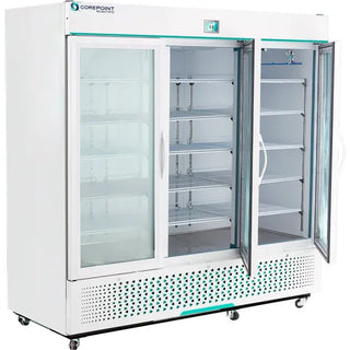 Corepoint NSWDR723WWG/0 81" White Diamond Series Upright Laboratory and Pharmacy Refrigerator