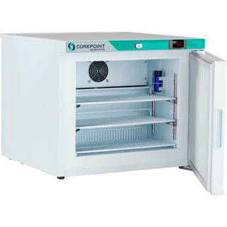 Corepoint PF021WWW/0A 23.75" White Diamond Series Countertop Laboratory Freezer