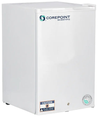 Corepoint PR041WWW/0 Undercounter General Purpose Refrigerator with Corepoint Scientific logo on a white background