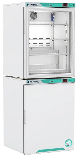 Corepoint Scientific PRF102WWG/0, White Diamond Series Refrigerator/Freezer Combo Unit, 6.9 cu.ft.