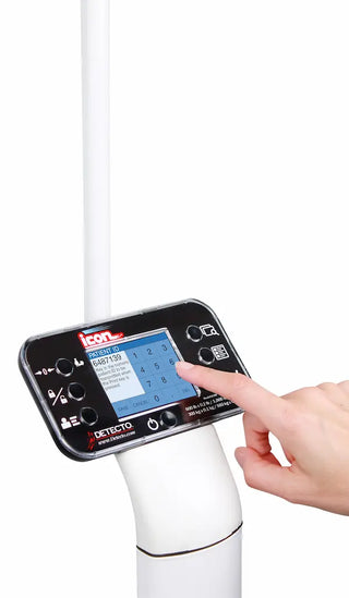 Detecto ICON Digital Clinical Scale with Sonar Height Rod – Up to 1000 lb / 500 kg