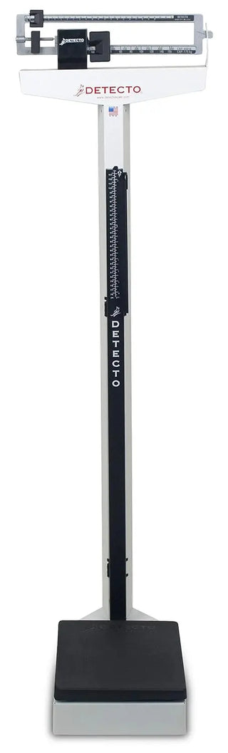 Detecto brand medical scale on a white background