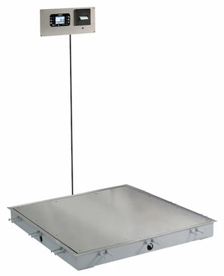 Detecto ID-4836S-, In-Floor Dialysis Scale – 48"x36" or 48"x48", Recessed Wall-Mount Indicator