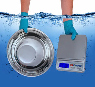 Detecto WPS12UT Digital Scale with Utility Bowl – Stainless Steel, Submersible