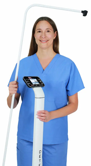 Detecto ICON Digital Clinical Scale with Sonar Height Rod – Up to 1000 lb / 500 kg