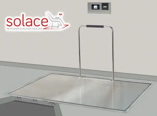Detecto ID-4836S-, In-Floor Dialysis Scale – 48"x36" or 48"x48", Recessed Wall-Mount Indicator
