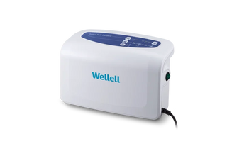 Wellell Domus Bariatric G2 pressure redistribution mattress with quilted cover, low air loss therapy, and bariatric patient support.
