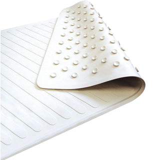 Drive DeVilbiss FGB21600 0000 Healthcare Carex Non-Slip Rubber Bath Mat, 16 x 28 Inch, White