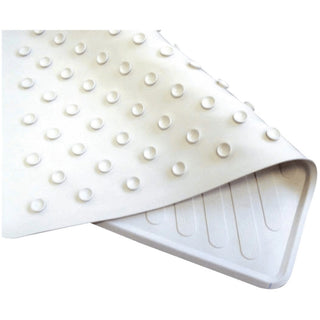 Drive DeVilbiss FGB21600 0000 Healthcare Carex Non-Slip Rubber Bath Mat, 16 x 28 Inch, White